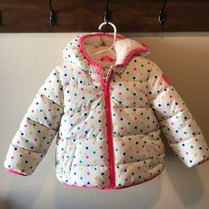 Toddler girls puffer coat